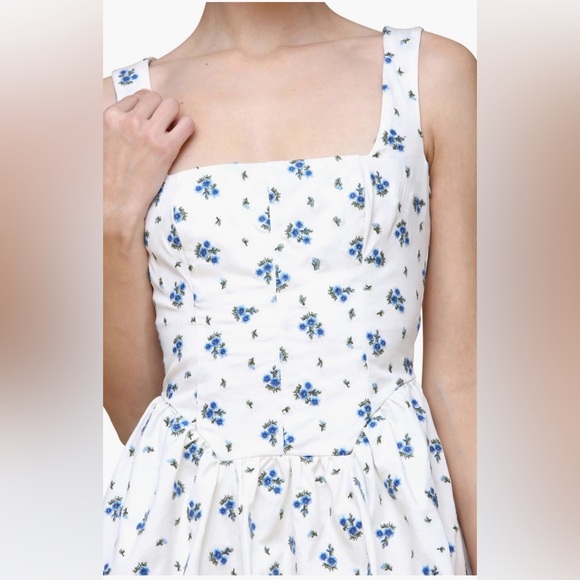 NWT Avec Les Filles Women's Corset Skater Mini Dress - Picture 7 of 14